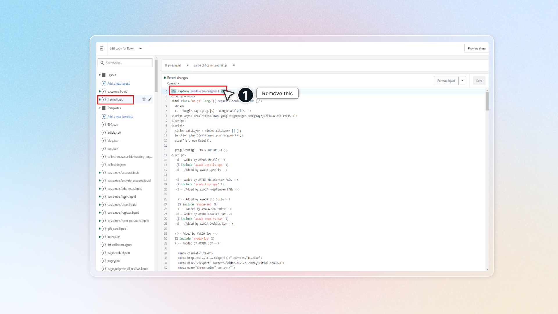 how to remove code after uninstalling 3
