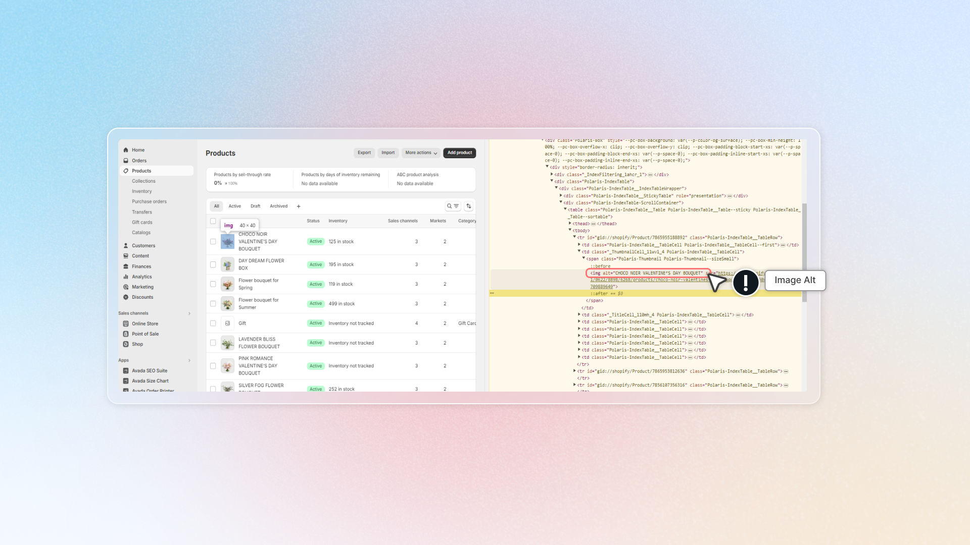 How to check Alt Image