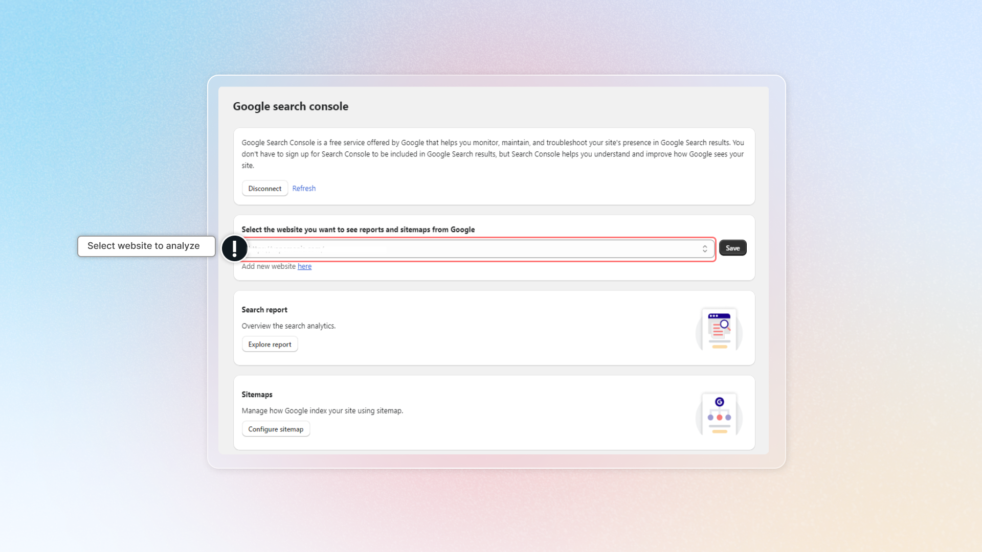How to set up Google search consoles 2