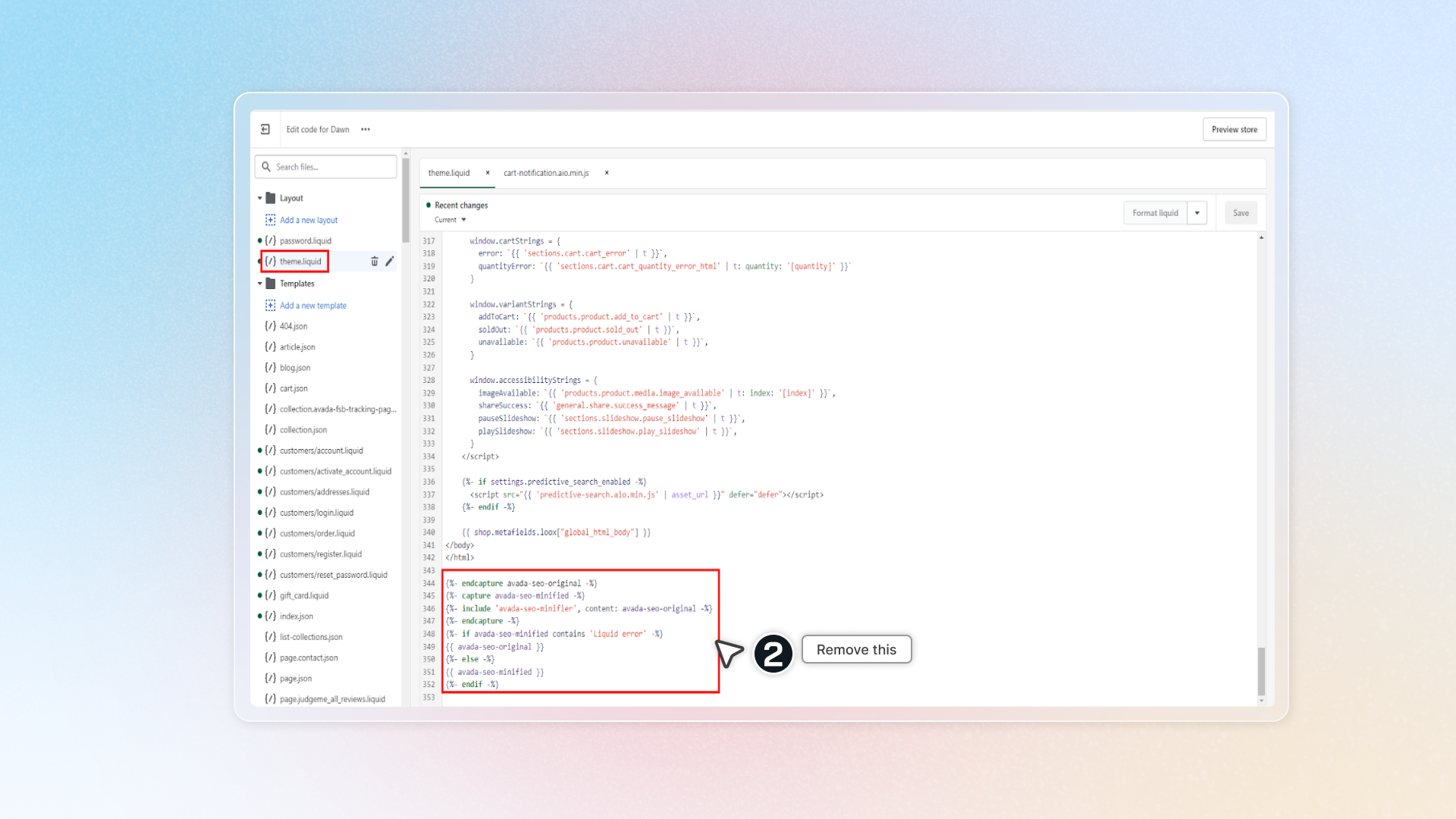 how to remove code after uninstalling 4