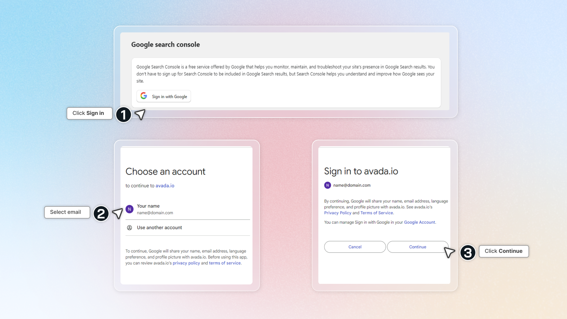How to set up Google search consoles 